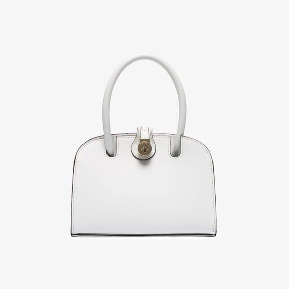 MANU Atelier Women's Micro Ladybird Leather Top Handle Bag - Ivory - Picture 2 of 9